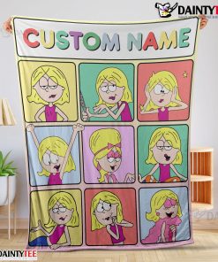 Lizzie Mcguire Cartoon Character Blanket Fleece Customized Blanket