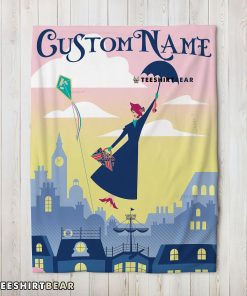 Mary Poppins Returns Holiday Blanket Fleece Customized Blanket