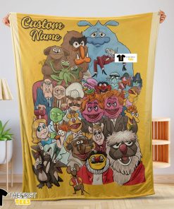 Muppet Show Characters Blanket Fleece Customized Blanket
