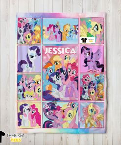 My Little Pony Characters Friendship Is Magic Collage Blanket Fleece Customized Blanket