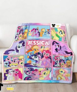 My Little Pony Characters Friendship Is Magic Collage Blanket Fleece Customized Blanket
