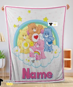 Nelvana The Care Bears Family Fleece Blanket Customize Blanket