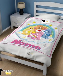 Nelvana The Care Bears Family Fleece Blanket Customize Blanket