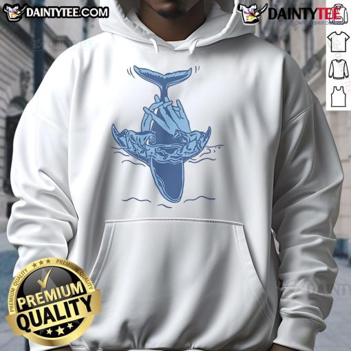 Billie Marten Dog Eared Whale Hoodie featuring a unique whale design and soft fabric, perfect for casual wear.