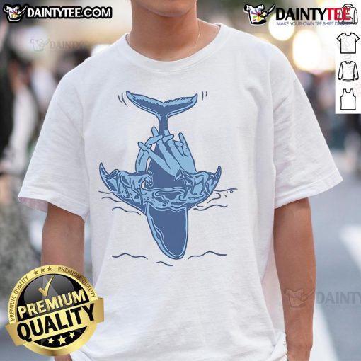 Billie Marten Dog Eared Whale T-Shirt featuring a whimsical whale design on a casual, stylish shirt for music lovers.