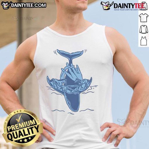 Billie Marten dog-eared whale tank top featuring a stylish design, perfect for casual summer wear.