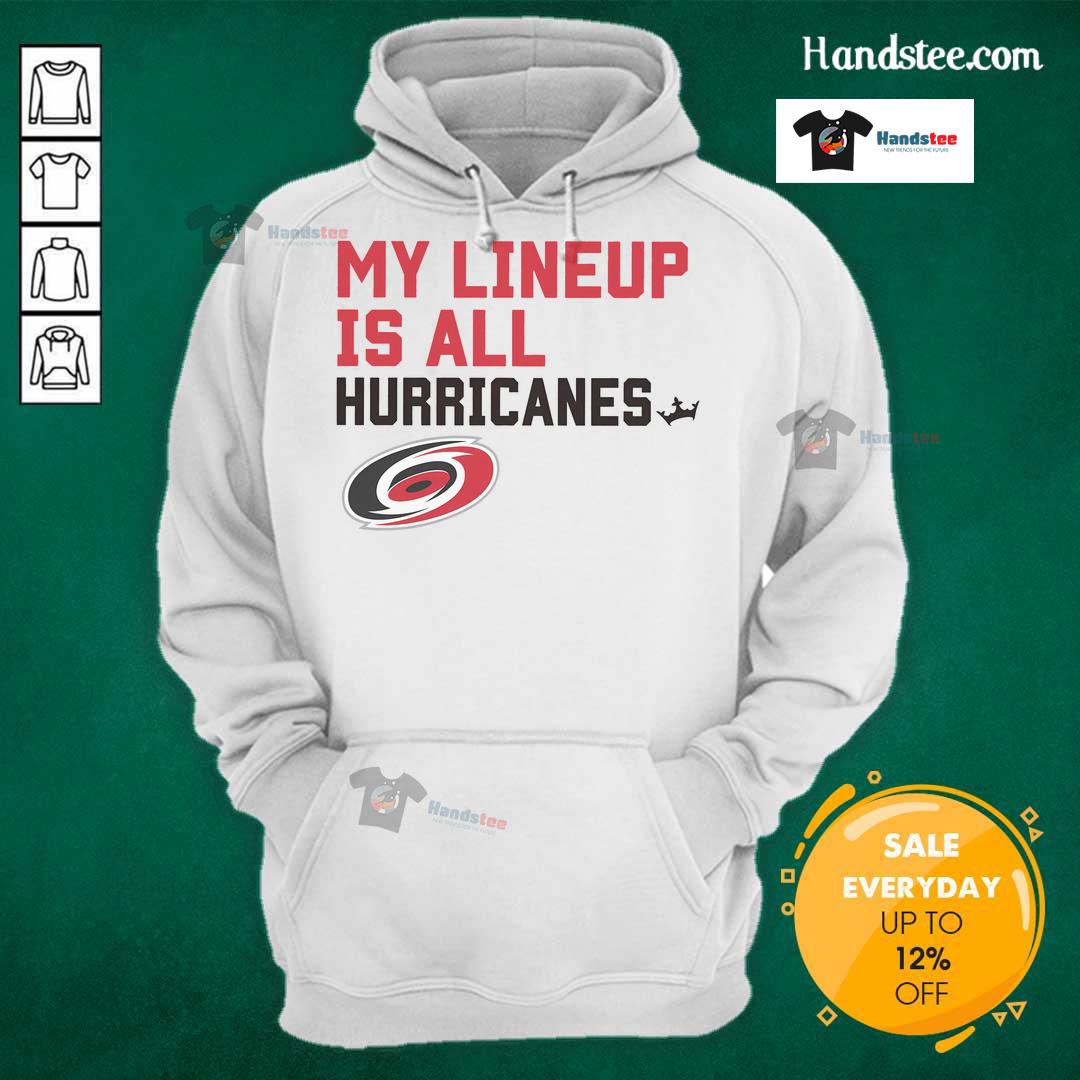 Nice Carolina Hurricanes My Lineup Hoodie Nice Carolina Hurricanes My Lineup Hoodie featuring team colors and logo, perfect for fans and game day attire.