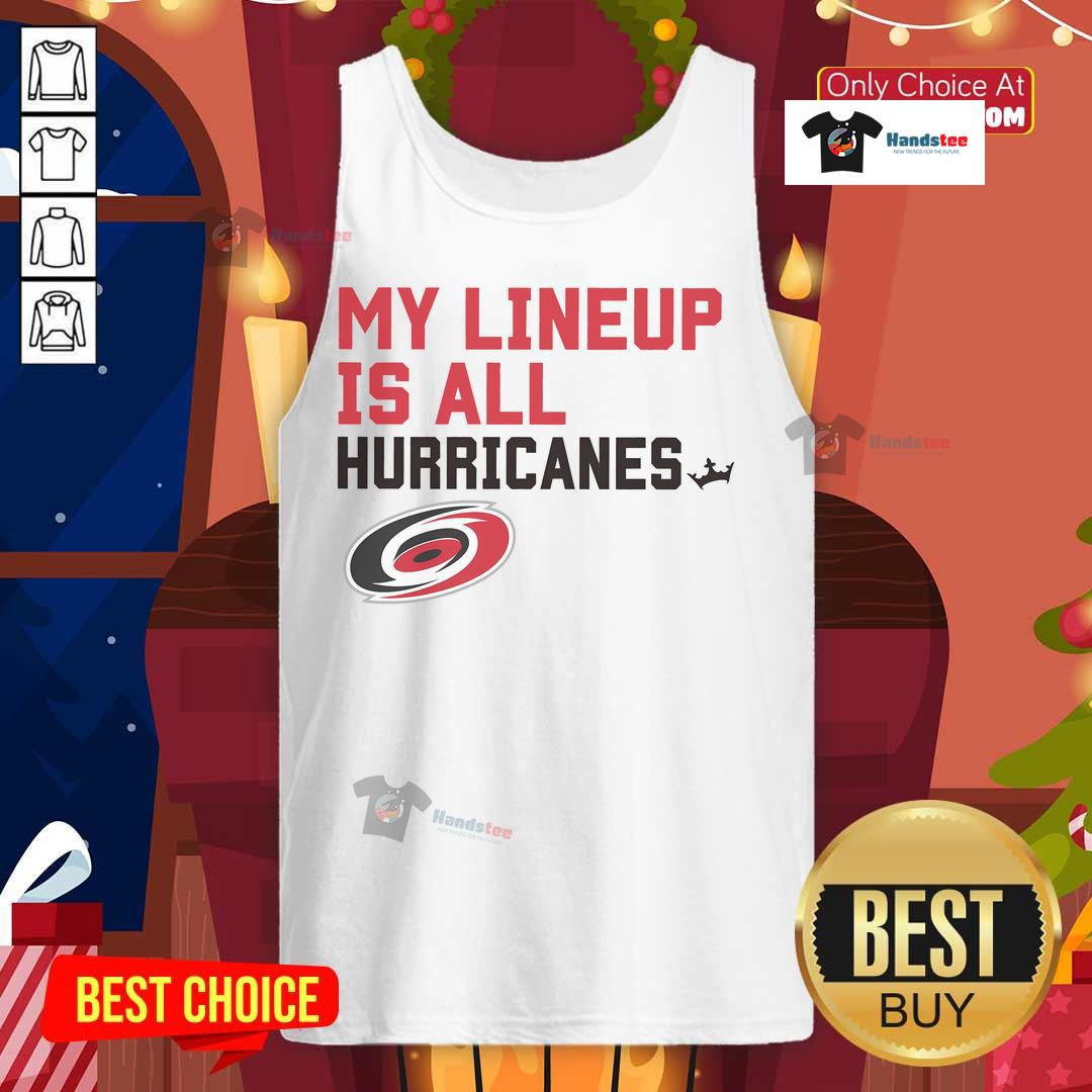 Nice Carolina Hurricanes My Lineup Tank Top Nice Carolina Hurricanes My Lineup tank top featuring team logo and colors, perfect for fans and summer wear.