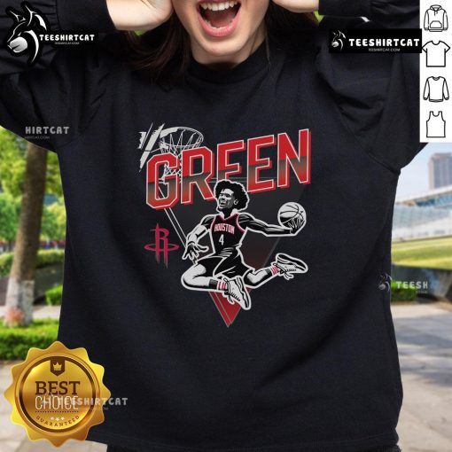 Jalen Green sweatshirt from Nice DraftKings x NBPA collection, featuring vibrant design and basketball-inspired style.