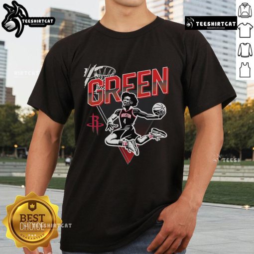 Alt Text: Nice DraftKings x NBPA Jalen Green T-Shirt featuring vibrant graphics and a stylish design for basketball fans.