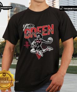 Alt Text: Nice DraftKings x NBPA Jalen Green T-Shirt featuring vibrant graphics and a stylish design for basketball fans.