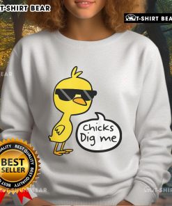 Happy Easter yellow chick sweatshirt featuring cute Easter chicks design, perfect for celebrating the holiday in style.