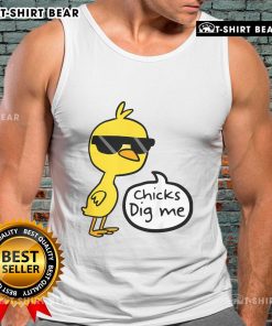 Happy Easter yellow chick tank top featuring cute chicks, perfect for celebrating Easter with style and fun.