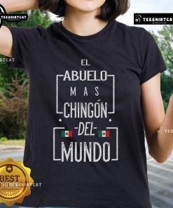 Chingon Mexican Flag tee for men and ladies, featuring bold graphics and vibrant colors, perfect for celebrating heritage.