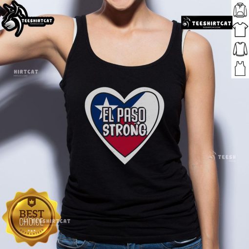 Stylish Nice El Paso Texas Strong tank top featuring a bold design, perfect for showcasing Texas pride in summer fashion.