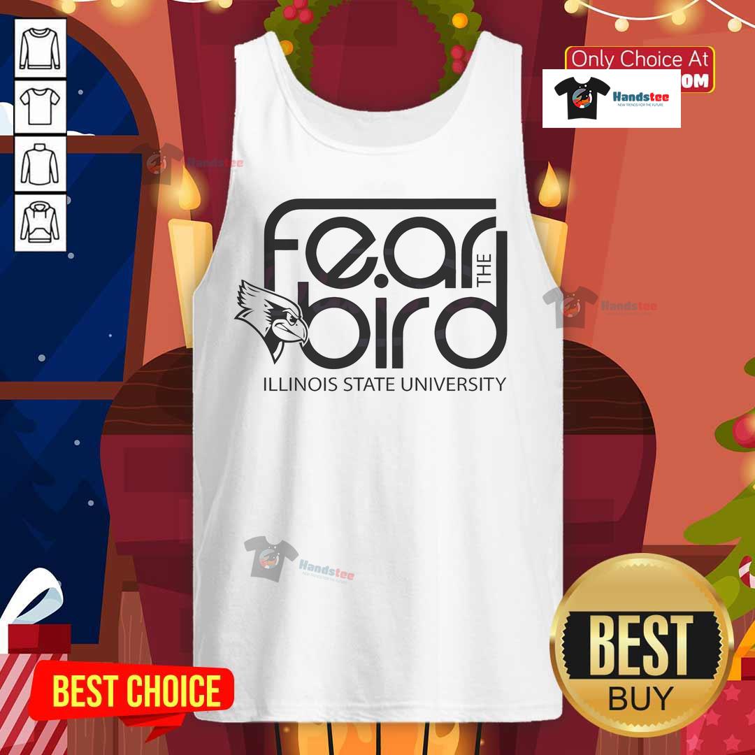 Nice Fear The Bird Illinois State University Isu Logo Tank Top Illinois State University ISU logo tank top featuring a stylish design, perfect for fans and casual wear.