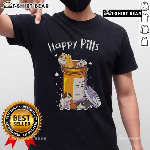 Nice Guinea Pigs Pills Anime T-Shirt featuring cute guinea pig graphics and vibrant colors for anime lovers.