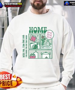 Cozy sweatshirt with 'You Know You Got That Home Ring' slogan, perfect for a relaxed, stylish look at home.