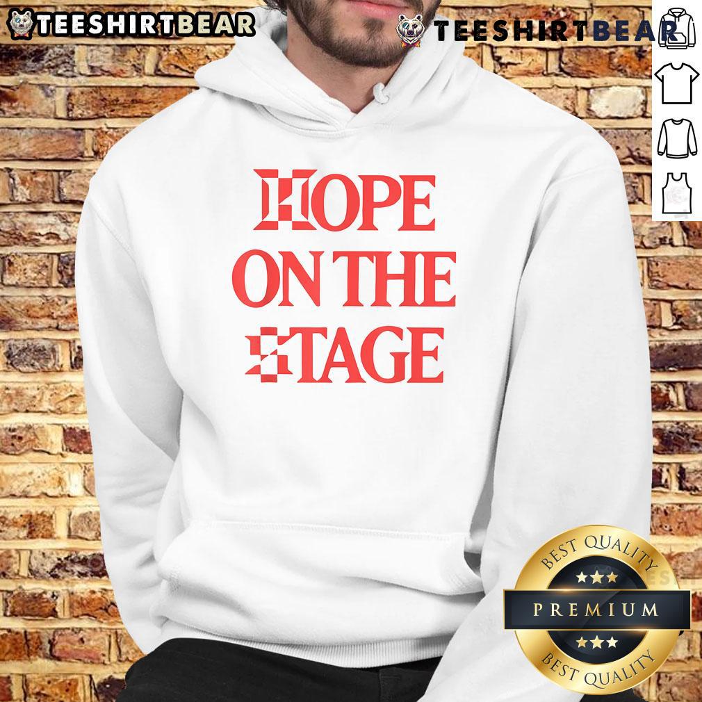 Nice Hope On The Stage Hoodie Person wearing a Nice Hope On The Stage hoodie, showcasing stylish design and vibrant colors at a live event.