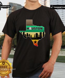 Nice Huston Texas Baseball City Logo T-Shirt featuring a vibrant design celebrating Houston's baseball spirit.