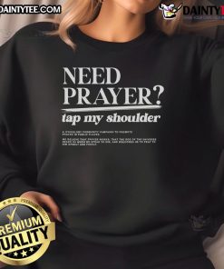 Men and women wearing 'Nice IV His Glory' prayer sweatshirt, showcasing a stylish design perfect for believers.