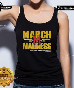 Alt Text: Stylish Maryland Terrapins 2025 March Madness D1 Men's Basketball tank top showcasing team spirit and athletic design.