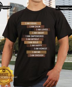 Nice Melanin Goddess T-Shirt featuring positive affirmation quotes for Black educators, celebrating empowerment and pride.