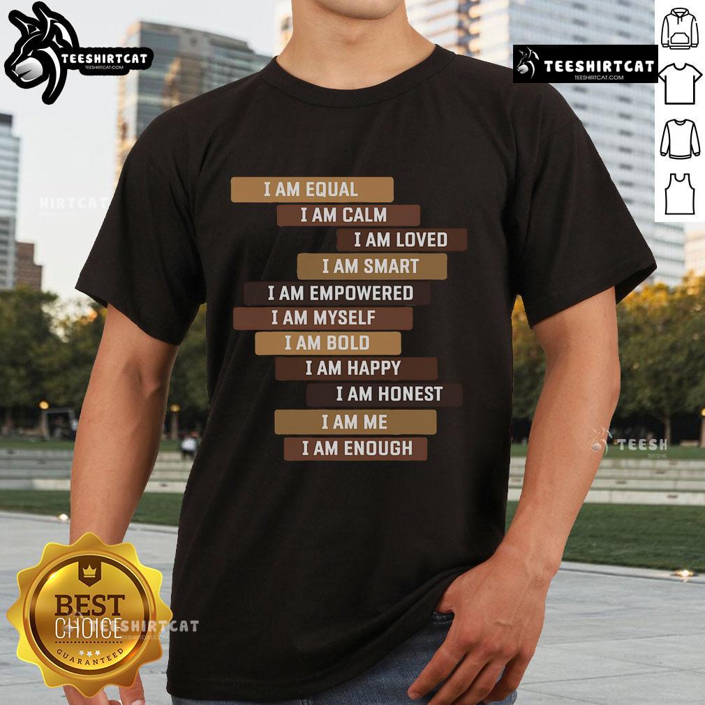 Nice Melanin Goddess Positive Affirmation Quotes Black Educators T Shirt Nice Melanin Goddess T-Shirt featuring positive affirmation quotes for Black educators, celebrating empowerment and pride.