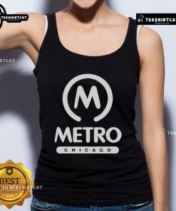 Stylish Nice Metro Chicago logo tank top, perfect for casual wear and showcasing Chicago pride in fashion.