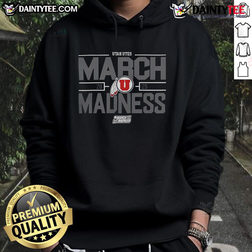 Nice Ncaa Men'S Basketball 2025 Utah Utes March Madness Hoodie