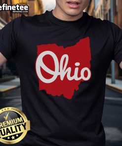 Nice Ohio Map I Love My Ohio T-Shirt featuring a colorful state map design, perfect for proud Ohio residents.