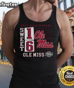 Nice Ole Miss Rebels 2025 NCAA Women's Basketball Tournament March Madness Sweet 16 No Look Pass Tank Top design.