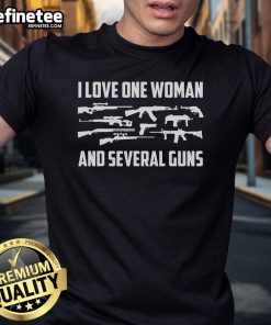 Nice One Woman wearing a Pro 2A Gun Lover T-Shirt, showcasing her passion for firearms and gun enthusiast culture.