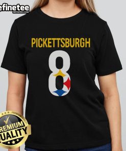 Nice Pickett'sburgh Diamond 8 Ladies Tee featuring a stylish design perfect for casual wear and outdoor activities.