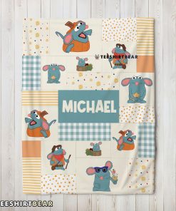 Nice Ratatouille Tutter Mood Patchwork Blanket Fleece Customized Blanket
