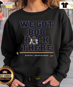 Florida hockey sweatshirt featuring Sergei Bobrovsky, celebrating his return to the team with a stylish design.
