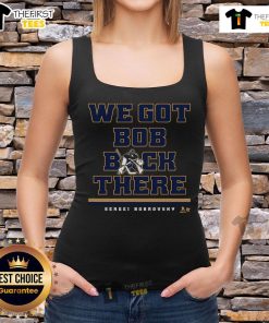 Nice Sergei Bobrovsky We Got Bob Back Florida Hockey Tank Top showcasing team spirit and player pride.