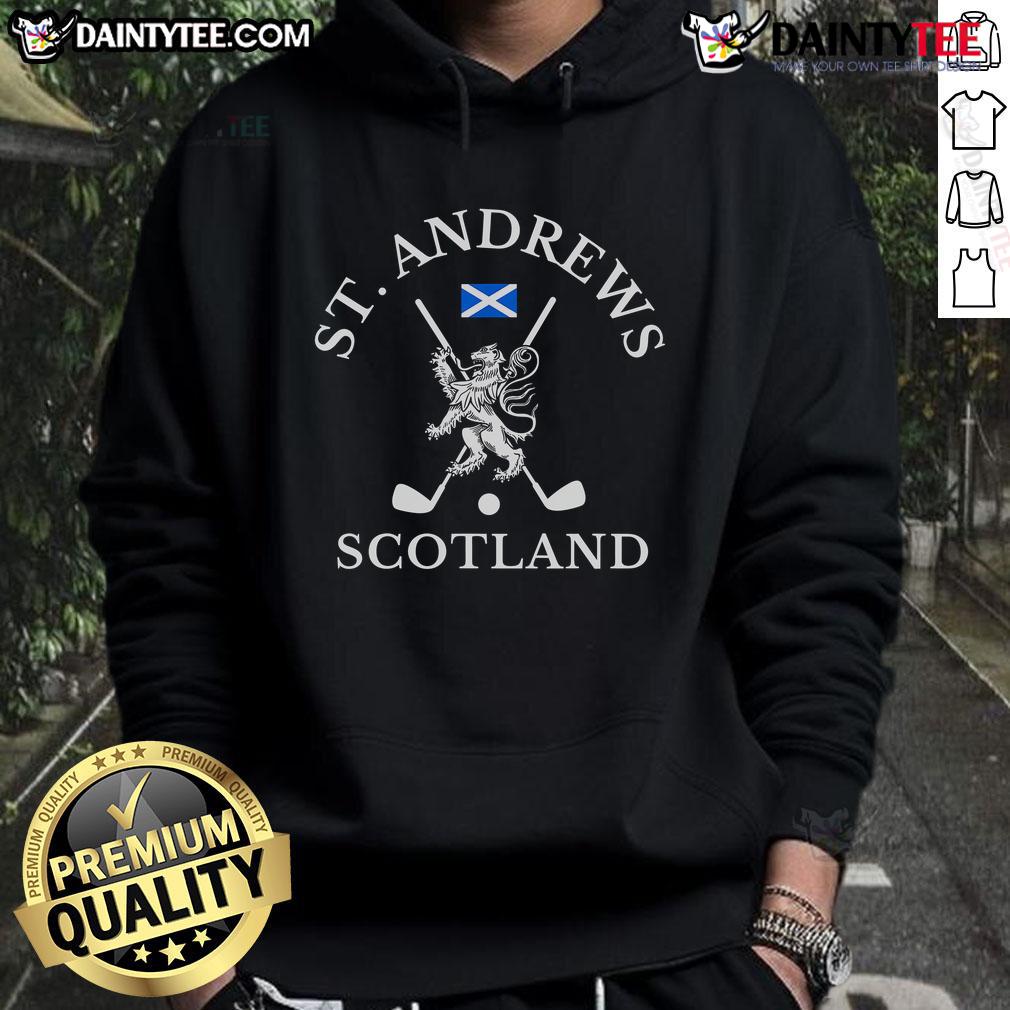 Nice St. Andrews Scotland Golf Fan Hoodie Golf fan hoodie featuring Nice St. Andrews Scotland design, perfect for showcasing your love for golf in style.