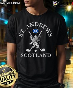 Nice St. Andrews Scotland Golf Fan T-Shirt featuring a stylish design perfect for golf enthusiasts and fans of St. Andrews.