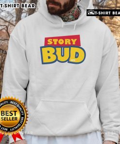 Cozy Nice Story Bud Hoodie featuring a playful design, perfect for casual wear and expressing your unique style.