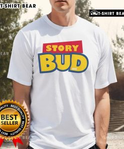 Nice Story Bud T-Shirt featuring a colorful graphic design, perfect for casual wear and storytelling enthusiasts.