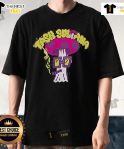 Nice Tash Sultana Sugar Cigarettes T-Shirt featuring vibrant design, perfect for fans of the artist's unique style.