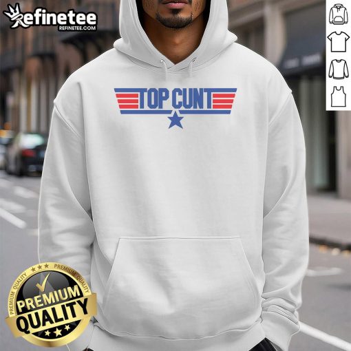 Stylish Nice Top Cunt Hoodie displayed on a mannequin, showcasing its unique design and vibrant colors for trendy casual wear.