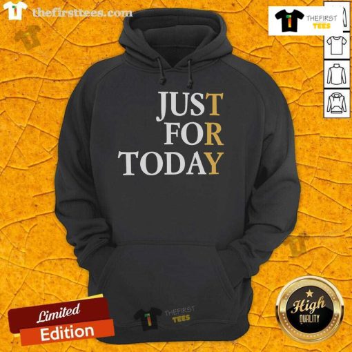 Cozy 'Nice Try Just For Today Hoodie' in soft fabric, perfect for casual wear and motivational style.
