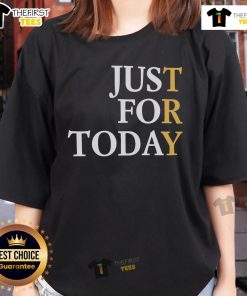 Nice Try Just For Today Ladies Tee in vibrant colors, perfect for casual wear and motivational style.