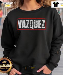 Stylish Nice Vazquez Surname sweatshirt celebrating Mexican Hispanic American Chicano heritage, perfect for casual wear.