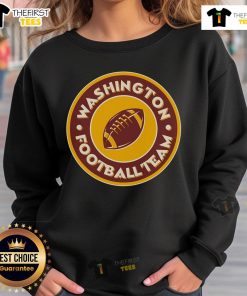 Nice Vintage Washington Football Team Sweatshirt displayed on a hanger, showcasing retro style and team colors.