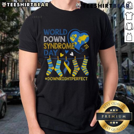 Nice World Down Syndrome Day t-shirt design featuring vibrant colors and a positive message for awareness and support.