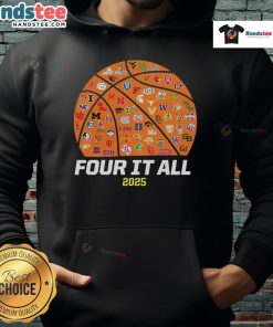 Official 2025 NCAA Women's Basketball Tournament March Madness Catch & Shoot Hoodie in vibrant team colors.