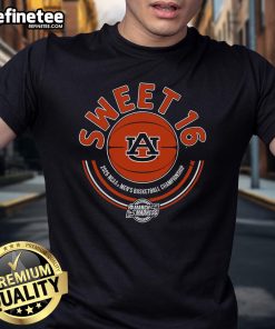 Official Auburn Basketball 2025 Sweet Sixteen T-Shirt featuring team colors and logo, perfect for fans celebrating the tournament.